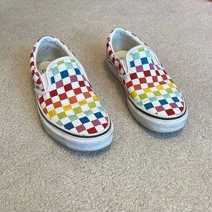 Vans checkerboard slip on